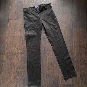 SHARON WAUCHOB Black Slim Leg Trouser Trouser Work Pants Size 36 US 4